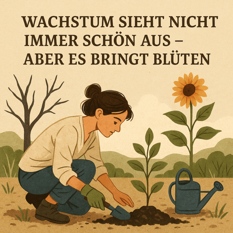 Wachstum braucht keine Bühne – Hauptsache, es blüht