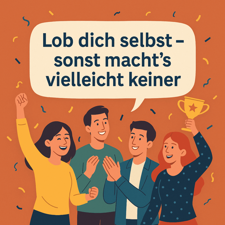 Lob dich selbst – sonst macht’s vielleicht keiner